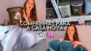 VOU MORAR SOZINHA + comprinhas para a casa nova | diário de mudança #1 