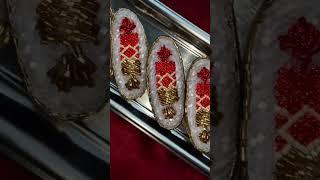 Брошка, которая напоминает о хорошем #beads #embroidery #shorts #fyp #бисер #jewelry #gold #beading