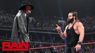 The Undertaker returns to silence “rapping” Elias: Raw, April 8, 2019