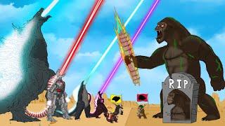 Evolution of GODZILLA vs KONG: Monsters Ranked From Weakest To Strongest? FUNNY | Godzilla Movies