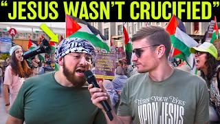 Street Preaching at the DNC Pro-Palestinian Protest