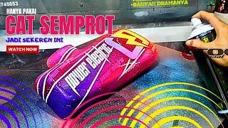 REPAINT CVT MOTIF KEKINIAN PAKAI CAT SEMPROT