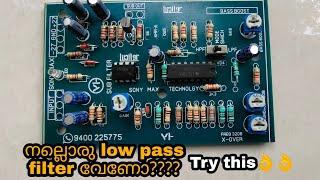 VI subwoofer low pass filter