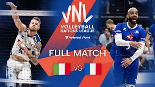  ITA vs.  FRA - Full Match | Men’s VNL 2022