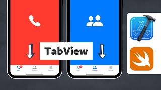 How to create a Bottom Navigation Bar with TabView in Xcode (SwiftUI / iOS)