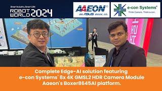 Edge AI Solution: e-con Systems 8x 4K GMSL2 HDR Camera with Aaeon Boxer8645 on Jetson AGX Orin