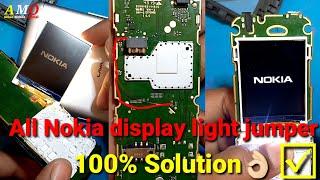 Nokia ta 1203 display light jumper solution Nokia105 ta1010 display light water damage #DisplayLight