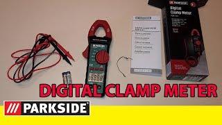 Parkside Digital Clamp Meter - Unboxing + Tryout - 4K