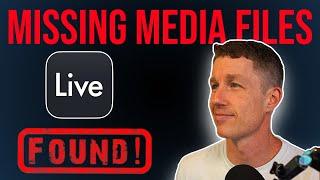 Find Missing Media Files in Ableton Live