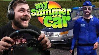 Pościg Policyjny, DZIEŃ NA KIEROWNICY - My Summer Car #135