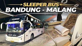 NAIK BUS INI DAPET NASEHAT KEHIDUPAN  Bus Sinar Jaya Sleeper Bandung Madiun