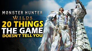 Monster Hunter Wilds : 10 Things The Game Doesn't Tell You!