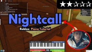 Nightcall (Ryan Gosling Drive Meme Song) | EASY Roblox/Virtual Piano Tutorial)