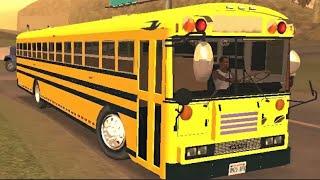 gta sa bluebird tc2000 school bus & prison bus