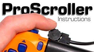 ProScroller Instruction | How to attach your ProScroller | Controller Scroll Wheel