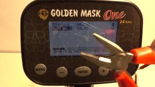 Golden Mask One 24 kHz - New Model 2018 - metal detector for begginers and professionals