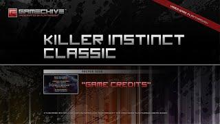 Killer Instinct Classic (XB1) Gamechive (Arcade Game Credits)