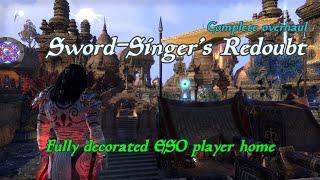 Elder Scrolls Online - Fully decorated Sword-Singers Redoubt player home