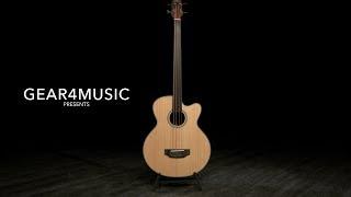 Electro Acoustic Fretless Bass Guitar by Gear4music