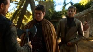 Jaime gives Brienne "Oathkeeper" and says farewell -(GoT S4E4)