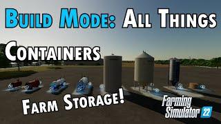 Farm Storage via the Build Mode in Farming Simulator 22