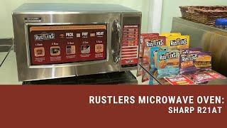 Rustlers Microwave Oven - Sharp R21AT Microwave Oven