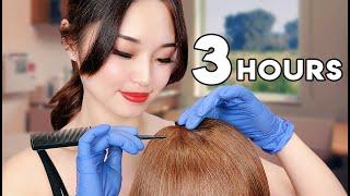[ASMR] Sleep Recovery ~ 3 Hours of Hair Treatments