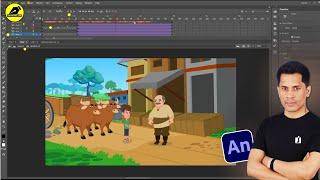 How To Create Cartoon Animation Video For YouTube Easily | Make Animated Videos|@LearnAnimationHindi