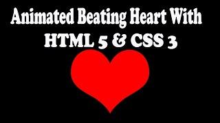 Heart Animation | CSS animations Examples