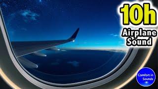 FALL ASLEEP INSTANTLY with this Airplane Ambience Sound (no ads), White Noise, Stop Insomnia