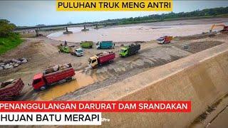 Visual udara penanganan Dam Srandakan kembali beraksi