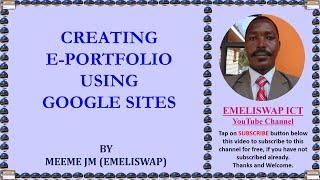 How To Create an ePortfolio Using Google Sites