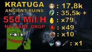 BDO - Kratuga Ancient Ruins : 35500+ Trash/Hour, 79 Caphras, 17800 Agris + Yellow