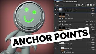 How (and where) to use Anchor Points in Substance Painter