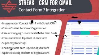 Contact Form 7 - Streak CRM For Gmail - Integration