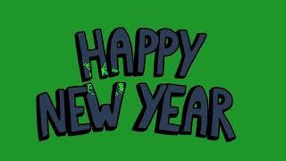 Happy New Year Green Screen    |  Free Green Screen Video  |  Tronic DJ House@Tube