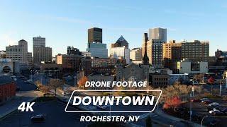 Downtown Rochester NY - 4K Drone Footage