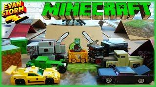 Evan Storm Explores Minecraft Hot Wheels Race Cars