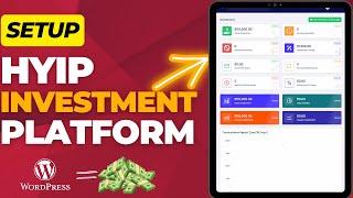 How To Make Investment Platform Hyip In Wordpress 2023 | Mlm Investment