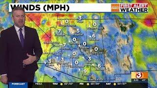 Breezy day ahead again for Phoenix area