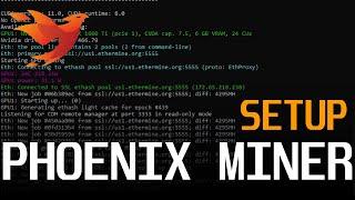 Phoenix Miner Setup and Configuration | Phoenixminer 5.7b