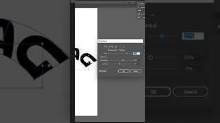 Flag Text Effect Illustrator - #shorts #illustrator