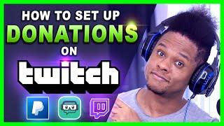 How to set up Donations on Twitch (Streamlabs tutorial)