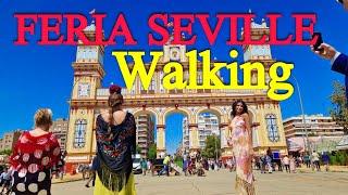 The Seville Fair  [ la Feria de Sevilla ]. 4k Virtual Walking Tour