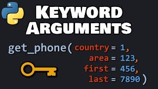 Python keyword arguments are awesome! ️