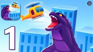 Heli Monsters - Gameplay Walkthrough Part 1 - Heli Monsters Giant Hunter Helicopter (Android, iOS)