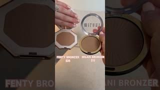 $35 vs. $12 BRONZER?! FENTY BEAUTY DUPE?? #shorts #makeup #makeupdupes #beauty