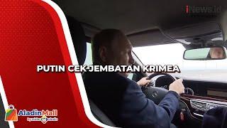 Penampakan Langka Putin Bawa Mobil Mercy ke Medan Perang