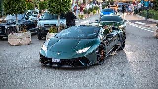 Lamborghini Huracan LP640-4 Performante Spyder - Accelerations, Downshifts and Driving in Monaco !