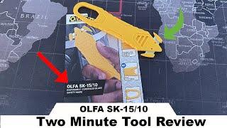 Two Minute Tool Reviews :  OLFA SK-15/10 disposable concealed blade Safety Knife